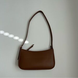 Brown shoulder bag